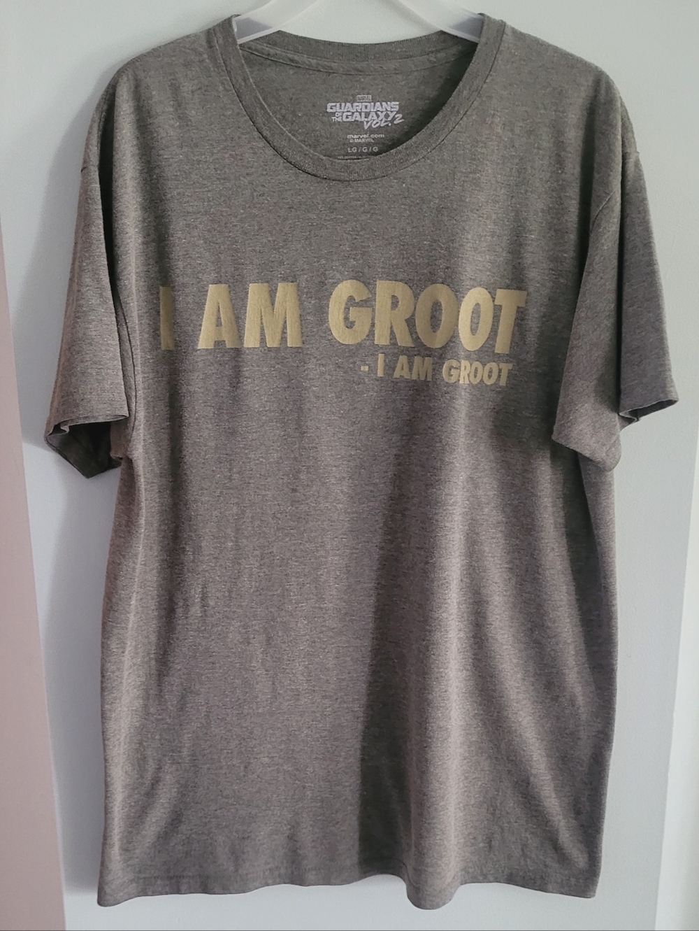 Marvel Guardians of the Galaxy Vol. 2 Tee - Sage Green with Light Green Print